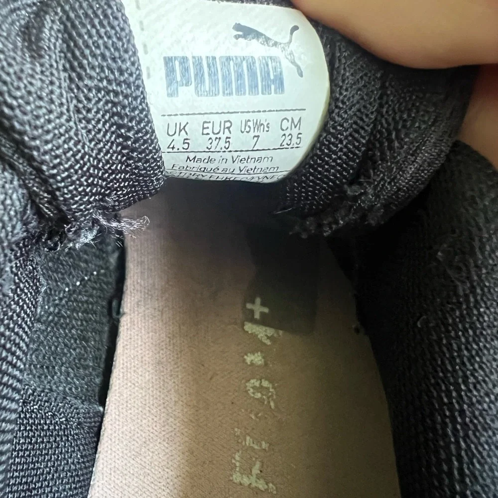 Puma Classic Black Suede Sneakers